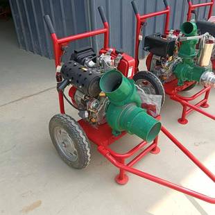 ELY手推式柴油抽喷灌泵 电启动农机田灌溉抽水机 用汽油农机水泵