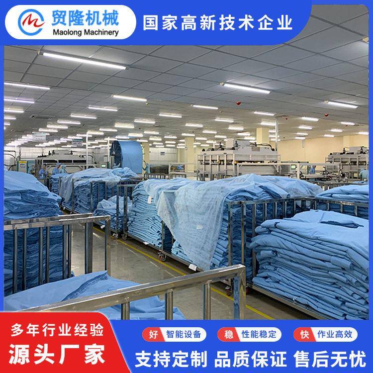 全自动PE防疫服护士服裁断机输送带式自动换刀裁断机精准裁切