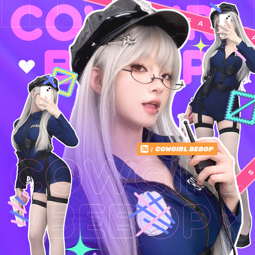 OL性感cos私房秘书装紧身辣妹