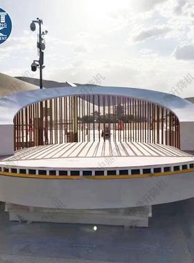 室内外升降旋转平台压游乐园院降舞台剧汽车展台电升降舞台动液旋