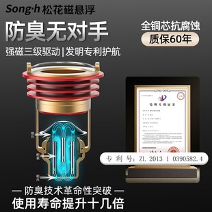 地漏防臭器下水道防返臭神器卫生间封闭口盖通用内芯防反水止逆阀