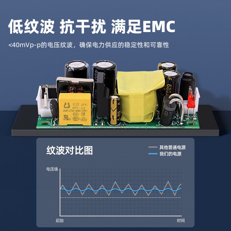 12V2A开关电源板AC-DC单片机仪器仪表工业级降压模块12V2000MA24W