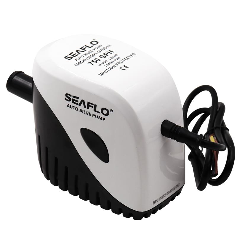 小型抽水泵船用水泵12V/24v直流潜水泵游艇快艇排水全自动舱底泵