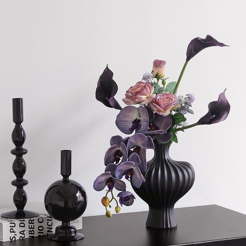 采购产品蝴蝶兰花束,高端,逼真的人造花,假花装饰,客厅餐桌,干花,