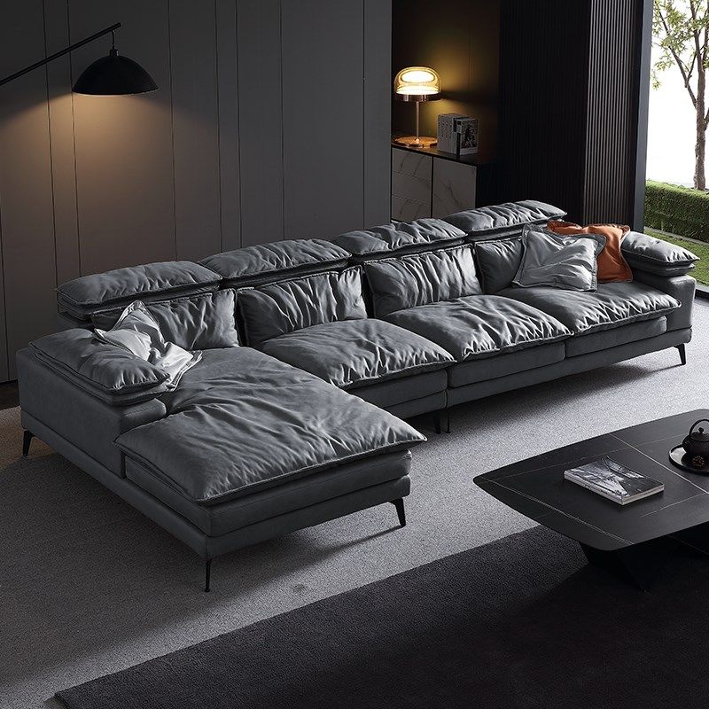 精选艺潮匠沙发科技布现代简约客厅意式极简转角中古风布艺沙发新,住宅家具,布艺沙发,淘宝优惠券,粉丝福利购,淘宝优惠卷