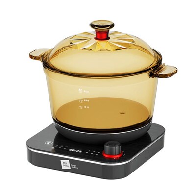 Miji德国米技多功能玻璃电煮锅ECE-GS22玻璃触摸面板2.2L玻璃锅
