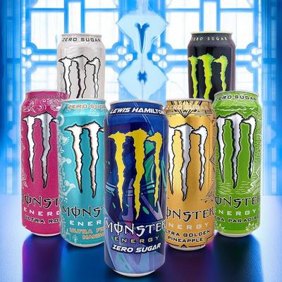 Monster无糖魔爪组合500mlx6欧洲进口四口味能量型维生素功能饮料