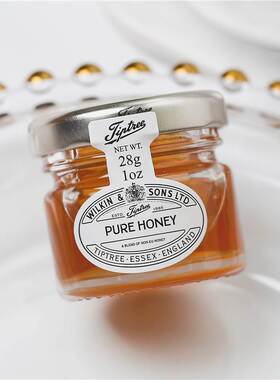 缇树纯蜂蜜果酱28g*72瓶整箱 英国进口Tiptree结婚婚礼伴手礼喜蜜