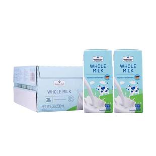 山姆店 Member's Mark 德国进口全脂纯牛奶灭菌乳200ml*30盒