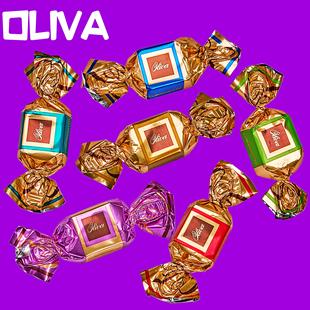 意大利进口Dulci 零食送礼 Oliva夹心黑巧克力榛子奶油丝滑散装