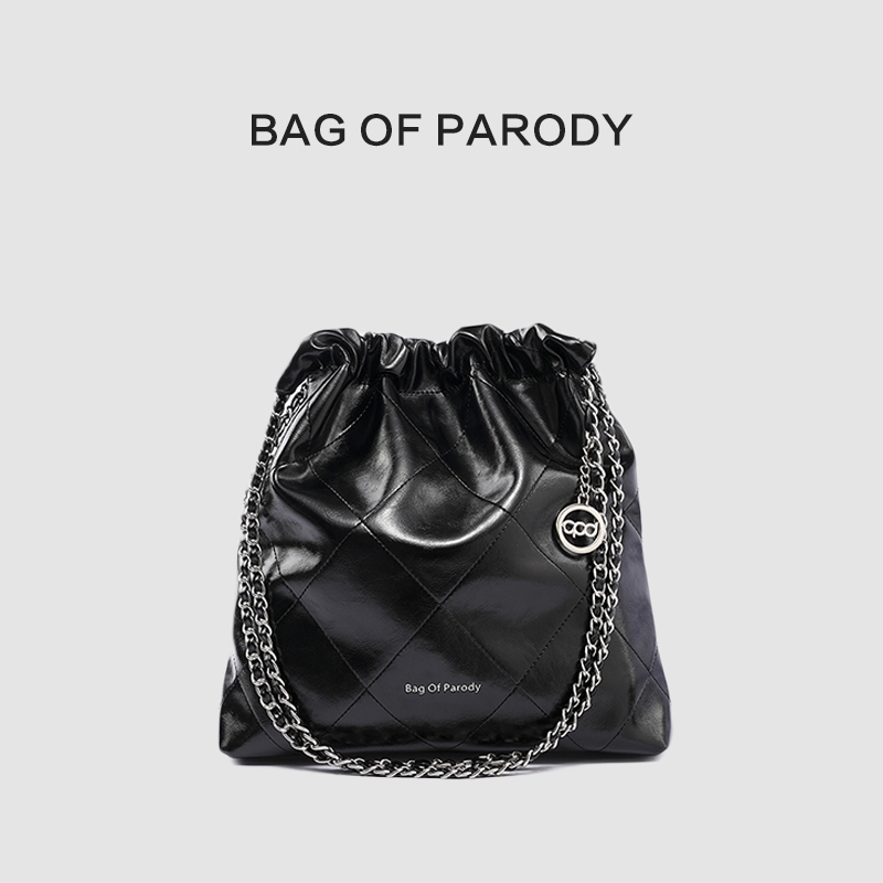 bag of parody包包女2024新款水桶包单肩 箱包皮具/热销女包/男包 水桶包 原图主图