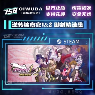 steam正版国区游戏 逆转检察官1&2 御剑精选集 国区激活码CDK