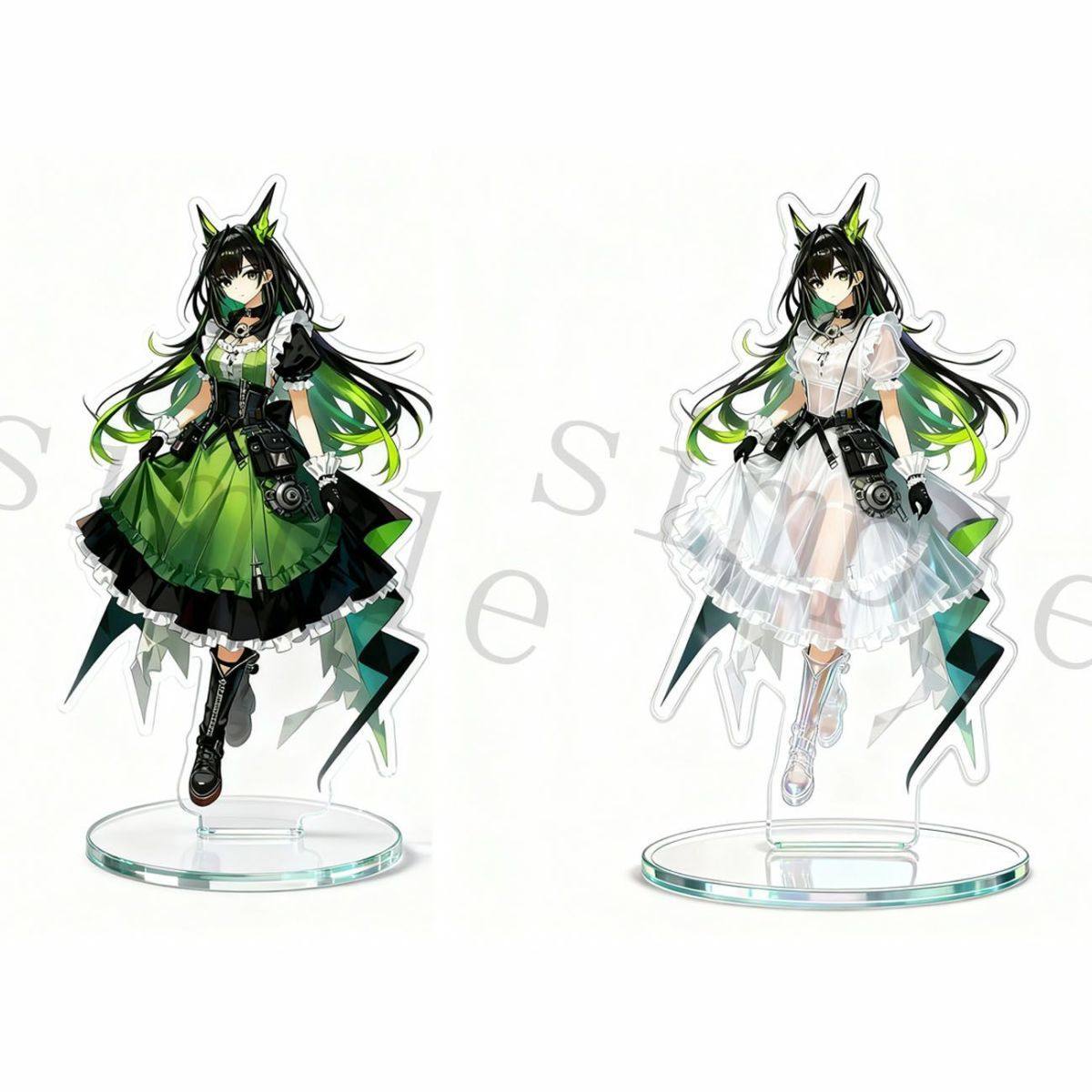 thumbnail for Arknights Mon3Th Maid Outfit Merchandise LAOSHU Acrylic Stand High-Quality Desktop Decoration Collectible Gift