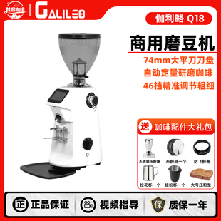 伽利略 商用家用电动咖啡定量咖啡豆研磨机磨豆机 GALIWIN Q18意式