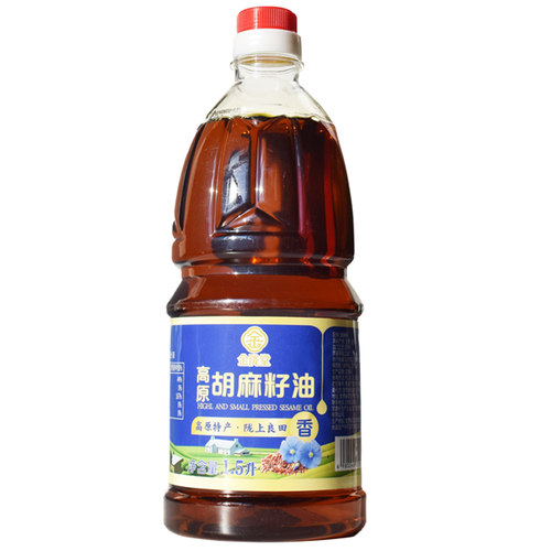 胡麻籽油甘肃特产陇西清油炒菜炝浆水泼辣椒凉拌菜植物油食材