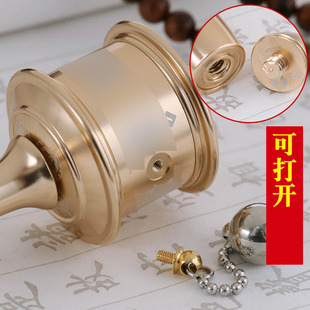 手摇转动迷你转筒激光雕刻嘛尼括罗家用摆件小工艺品米色带吊坠