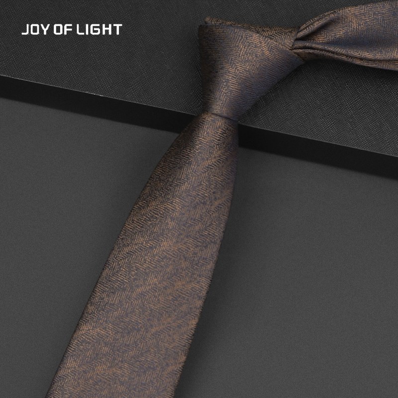 领带男英伦复古棕色锦纹8CM手打正装商务结婚新郎高级感晚宴演出,服饰配件/皮带/帽子/围巾,领带,淘宝优惠券,粉丝福利购,淘宝优惠卷