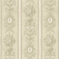 Modo French Wall Fabric 2026 New Style Living room and Bedroom wall fabric American vertical striped flower European court style wallpaper thumbnail 7