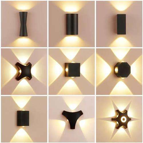 跨境户外壁灯防水外墙阳台楼梯灯简约露台室外花园庭院灯墙壁灯