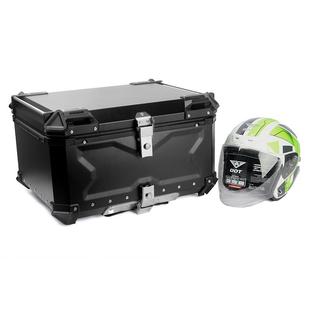 新款 45L55L65L80L铝合金尾箱摩托车尾箱大容量可DIY不同颜色尾箱