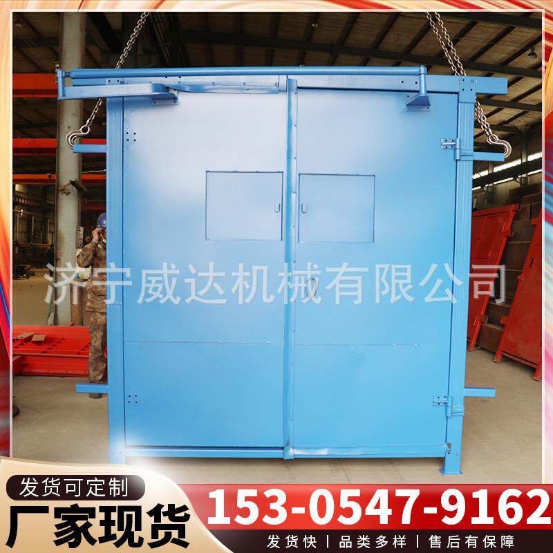 全自动无压风门一套两道四扇全自动红外感应无压风门矿用无压风门
