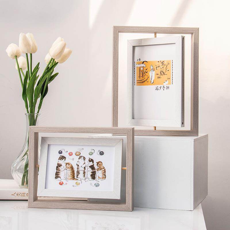 洗照片做成相框可logo、6寸8寸a4装饰相册框相架旋转相框摆台,家居饰品,DIY亲子装饰画,淘宝优惠券,粉丝福利购,淘宝优惠卷