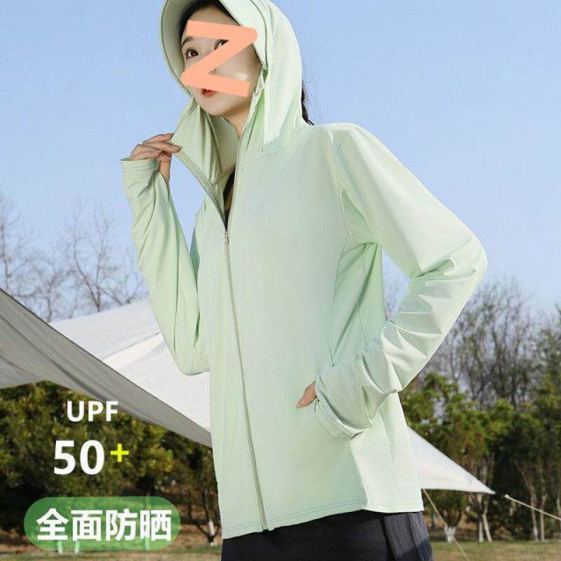 防晒衣女款夏季薄防紫外线透气UPF50+大帽檐遮脸一体2025新防晒服