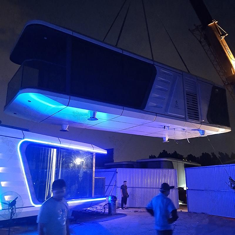 电竞主题模块化酒店 智能生态园区茶山太空舱民宿 野外露营星空房