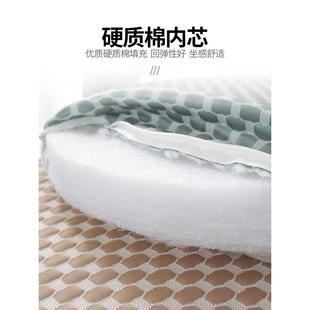 圆形坐垫简约加厚防滑椅垫家用小圆凳学生椅子凳屁股垫 可拆洗四季