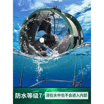 工业强力排气扇手提岗位式风机移动商用大功率电风扇超静音趴地扇
