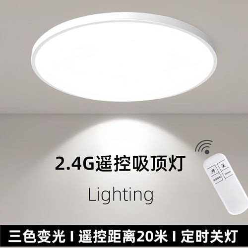 现代简约卧室智能遥控吸顶灯
