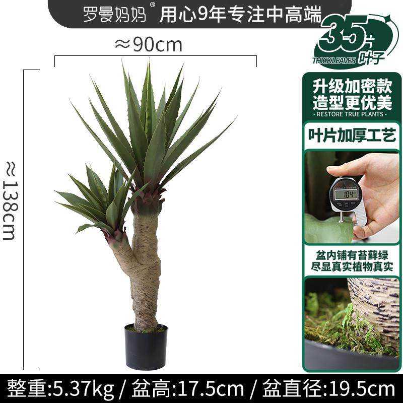 仿真绿植龙舌兰盆栽多肉植物落地客厅橱窗造景装饰景观,鲜花速递/花卉仿真/绿植园艺,绿植,淘宝优惠券,粉丝福利购,淘宝优惠卷