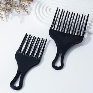 韩国插梳卷发盘头发梳油头梳子宽面大齿挑梳宽齿美发头梳晚妆叉梳