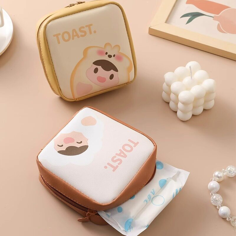 姨妈巾便携包卫生巾收纳包可爱月事包学生用大容量装卫生棉的小包