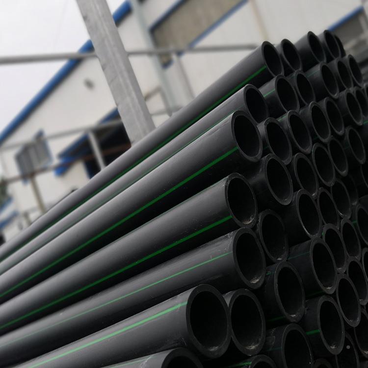PE黑 色塑料管家 厂直供 聚乙烯P给水管75管HDPE给E水管