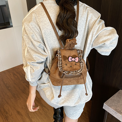 时尚超火卡通Hellokitty迷你包包女2025秋冬新款高颜值迷你双肩包