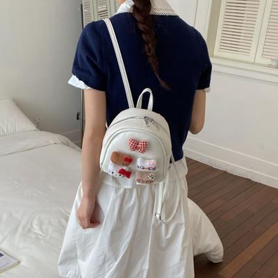洋气可爱卡通kitty迷你包包女2026新款高颜值外出通勤百搭双肩包