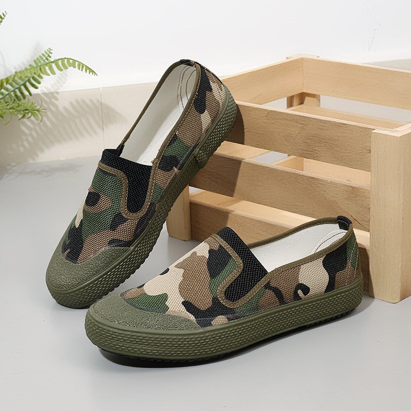 速发男士耐彩解放滑工作劳保鞋防鞋迷磨胶鞋民工地干活帆布鞋登山