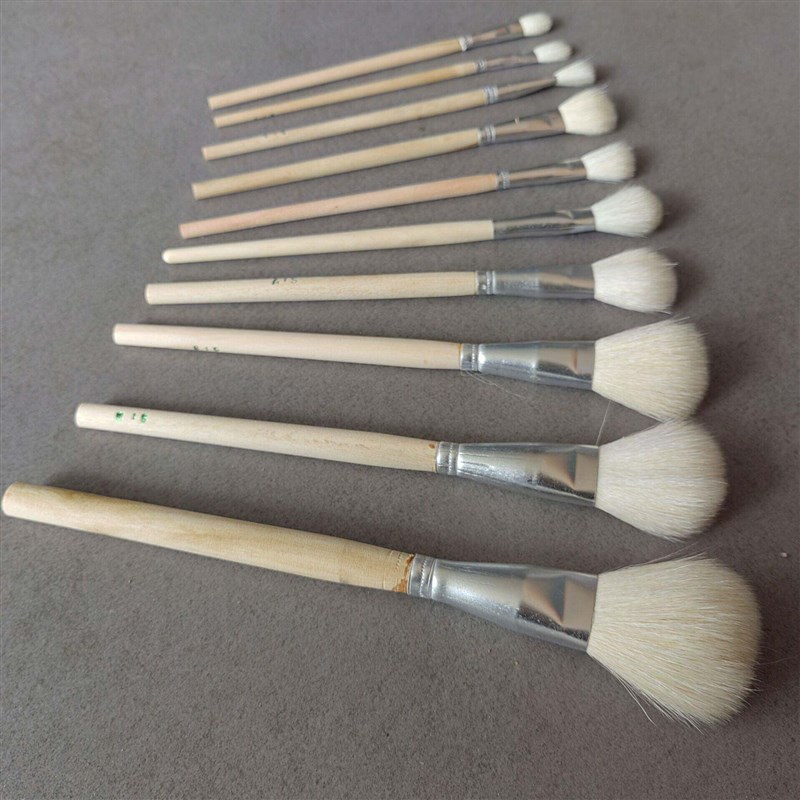 速发陶瓷彩绘笔画笔刷水彩S笔陶瓷工业描金补油漆毛笔刷