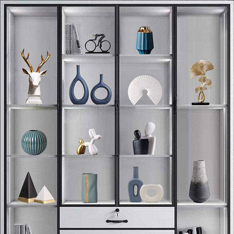 速发简约创意柜件家居饰品客厅酒装办公室电视柜桌面摆饰摆放