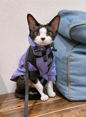 速发冲锋衣冬迪比熊雪纳法瑞斗猫咪秋泰保暖衣服