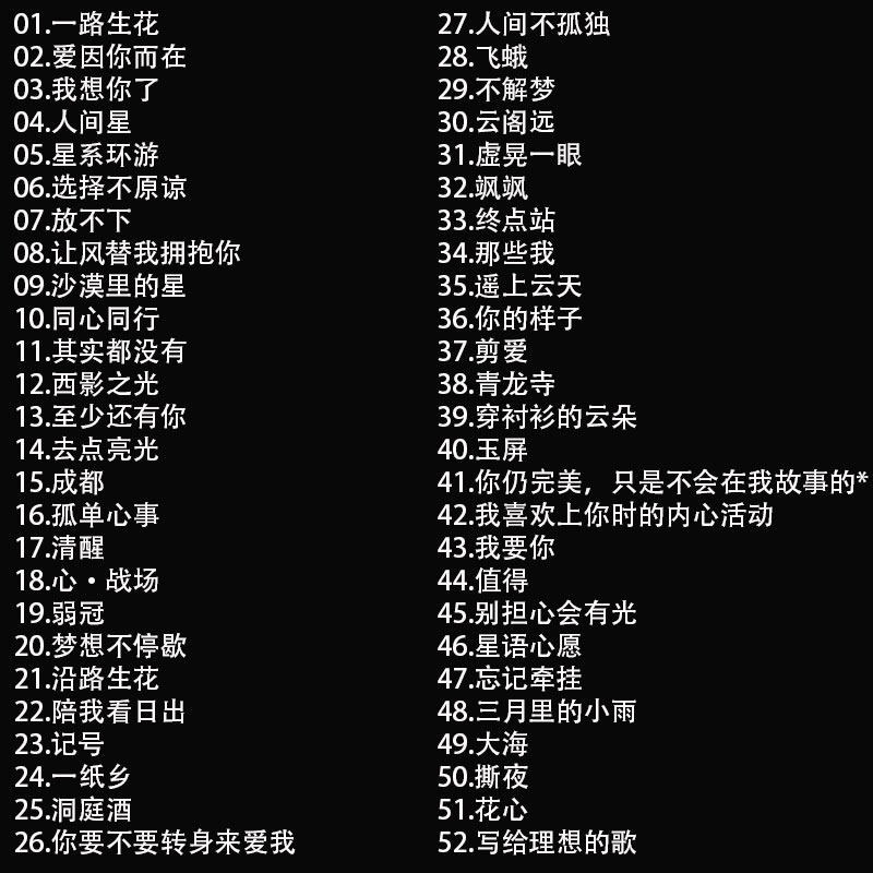 速发温奕心专辑歌曲音乐车载随身碟精选流行MP无失真高品音质汽车