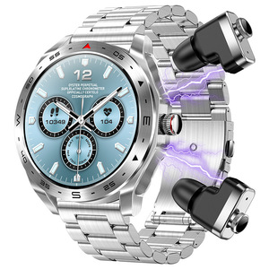 迈维思 多功能双蓝牙耳机可通话听歌智能手环二合一测心率血压血氧运动表