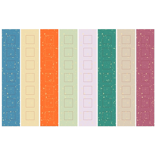 文房小对联宣纸瓦当空白手写七言对联宣纸批发毛笔书法作品纸专用比赛参展专用宋词集句蜡染小楹联纸仿古洒金