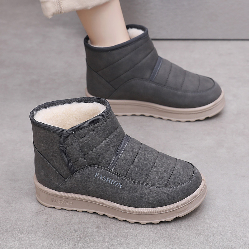 冬季新款绵羊毛女士防寒休闲雪地靴加绒加厚魔术贴保暖厚底棉靴女,女鞋,时尚雪地靴,淘宝优惠券,粉丝福利购,淘宝优惠卷