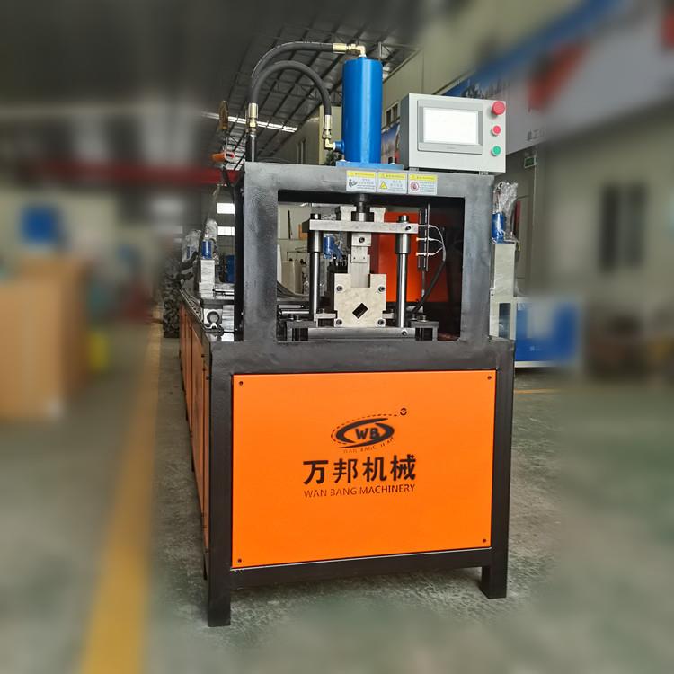 切方管数控0裁断自机单工位数 货架爬架动断下料机 矩形管40*6液