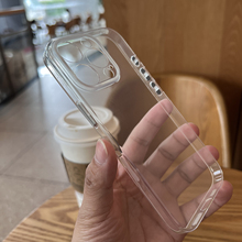 不易发黄透明软胶适用苹果16promax手机壳相机按键全包iPhone15超薄14防摔13mini简约12/11/XSMAX/XR/8plus7P