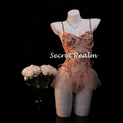 秘境「花与琴诗」性感睡裙蕾丝连体衣情趣制服装战袍qqny诱惑内衣