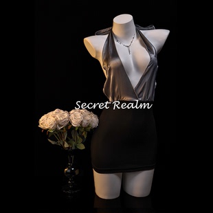 秘境「知性秘书」性感睡裙秘书制服镂空绑带内衣情调诱惑纯欲qqny