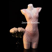 秘境「蝶恋花语」性感睡裙蕾丝透视轻纱蝴蝶结连体裙诱惑纯欲qqny